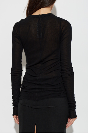 Rick Owens T-shirt z długimi rękawami