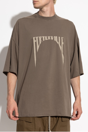 Rick Owens T-shirt `Tommy` typu `oversize`