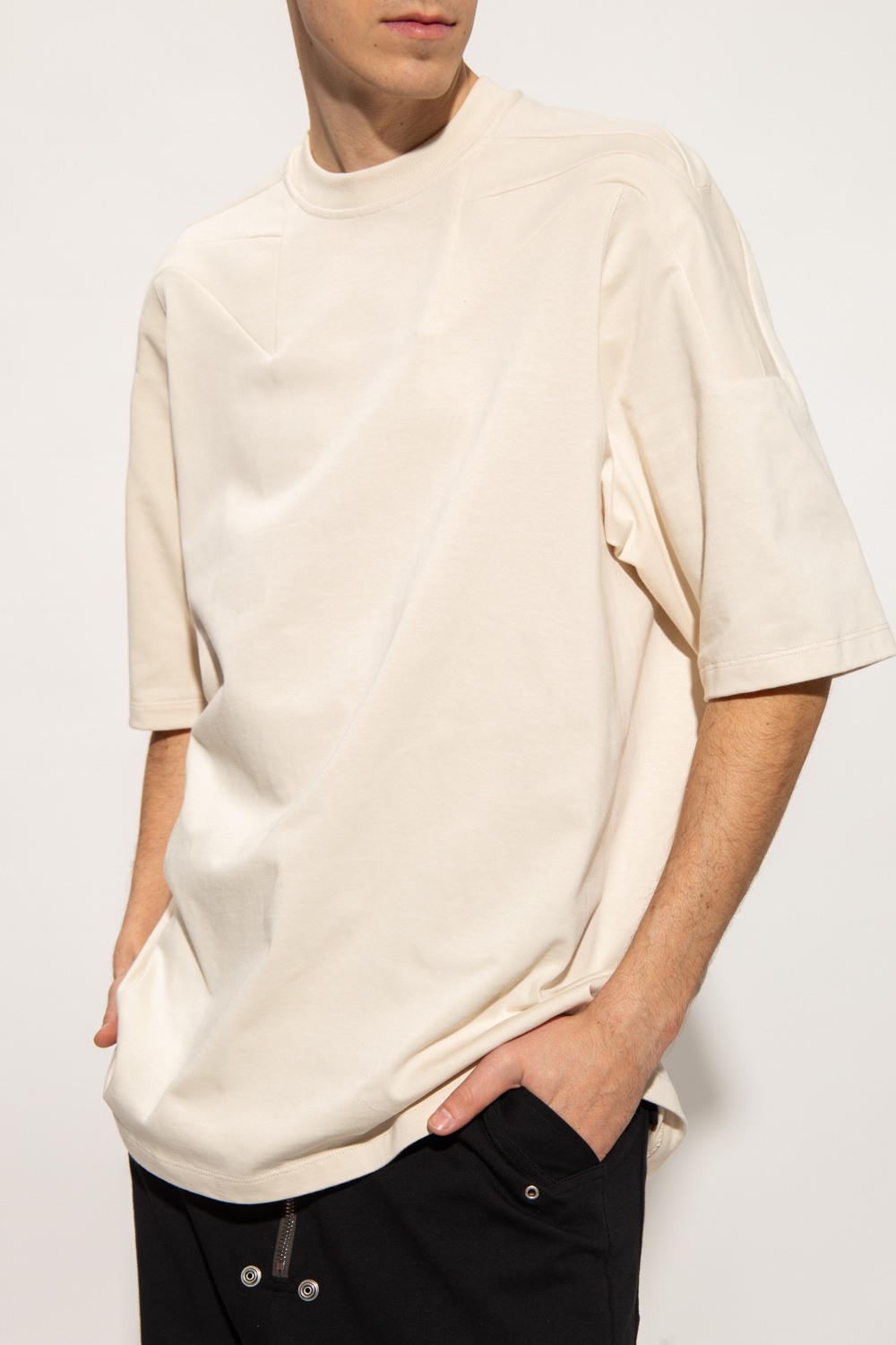 Rick Owens Top-stitched T-shirt