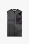 Topman Sweat-shirt à col zippé avec empiècement texturé Taupe