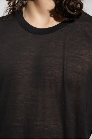 Rick Owens Luka logo-patch organic cotton sweatshirt