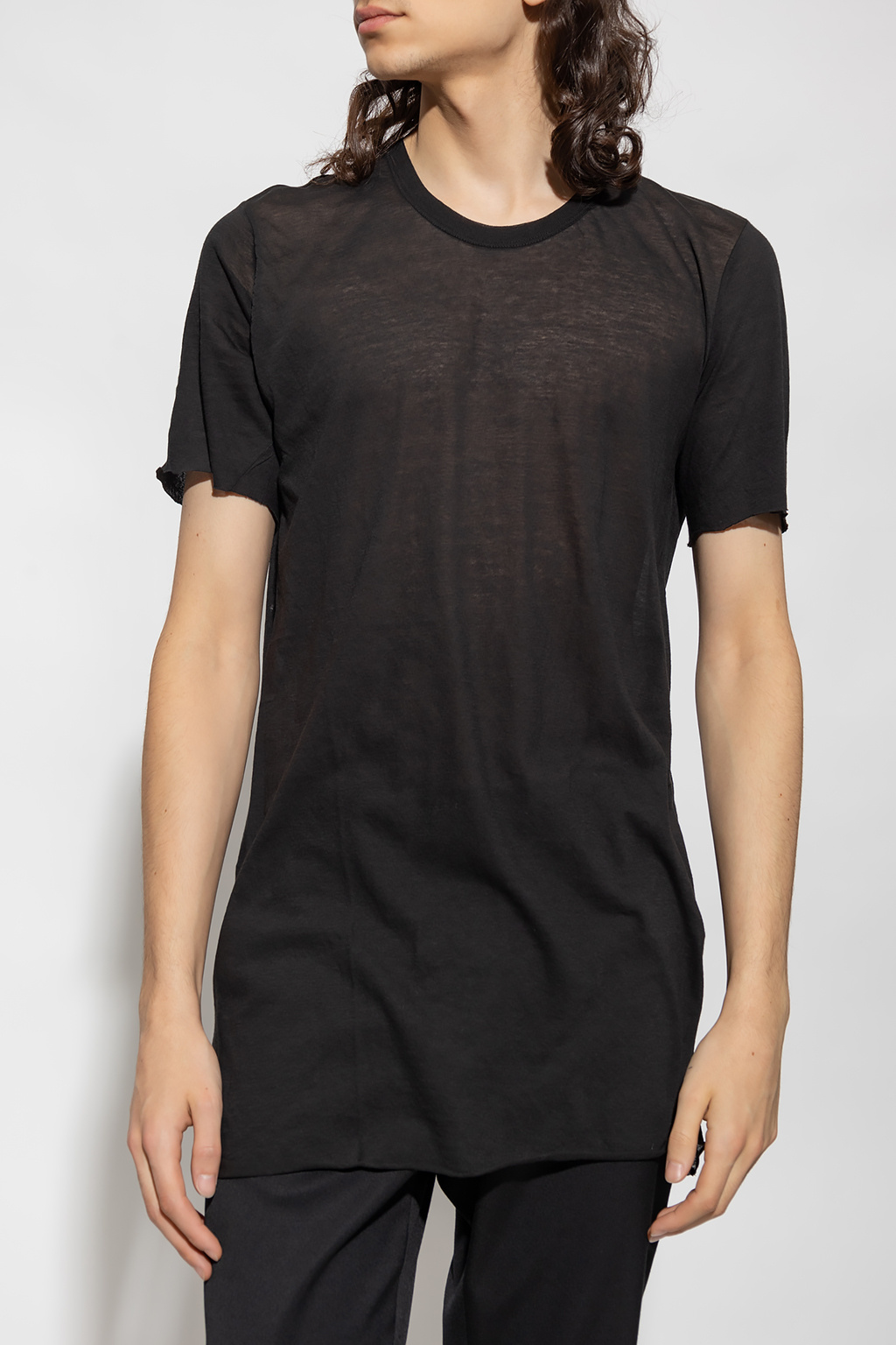 Rick Owens T-shirt with distinctive seam