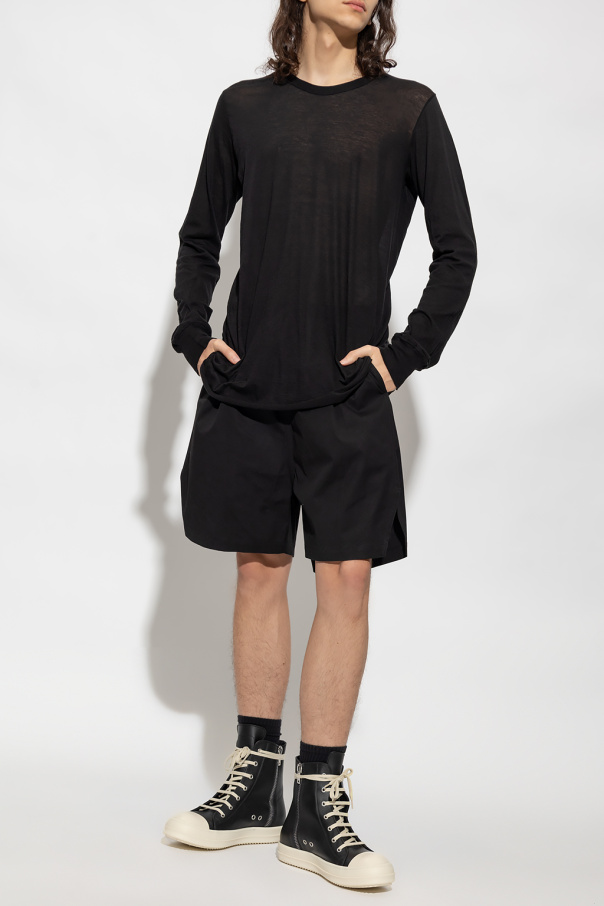 Rick Owens See-through T-shirt with long sleeves