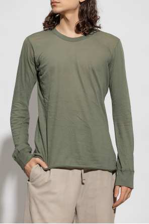 Rick Owens Transparent T-shirt with long sleeves