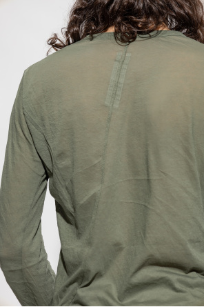 Rick Owens Transparent T-shirt pocket with long sleeves