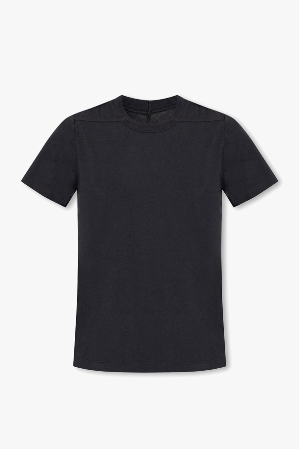 Rick Owens front-pleat wool T-shirt