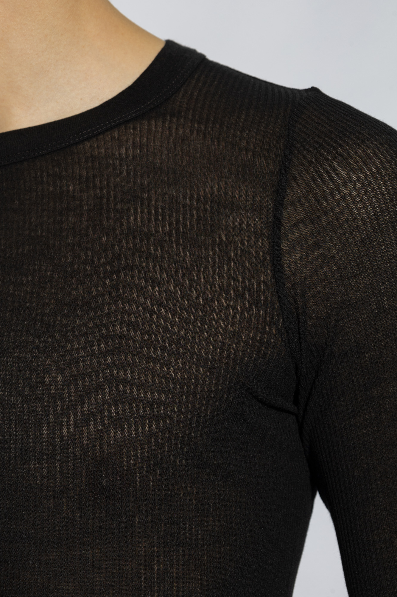 Rick Owens ‘Rib’ T-shirt with long sleeves