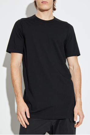 Rick Owens Camiseta de algodón con cuello redondo