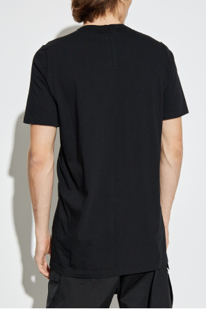 Rick Owens Camiseta de algodón con cuello redondo