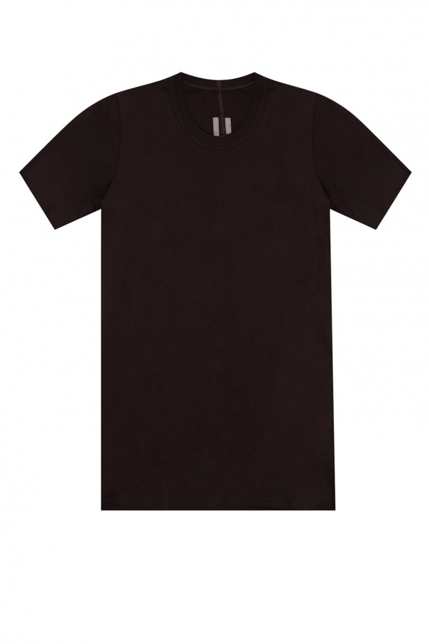 Rick Owens Topman Grön t-shirt i longline-modell