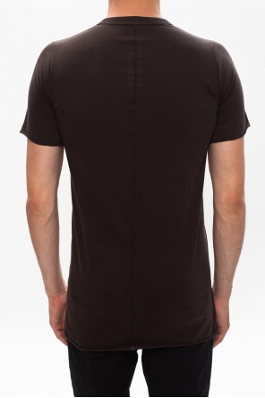 Rick Owens Topman Grön t-shirt i longline-modell