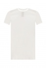 Nike Revival T-shirt a maniche lunghe bianco sporco con stampa