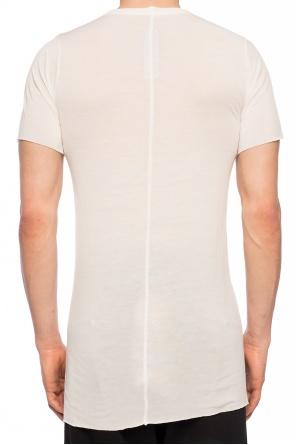 Rick Owens T-shirt appliqu with decorative topstitching