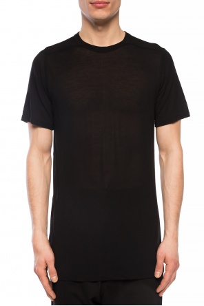 Rick Owens T-shirt with decorative topstitching
