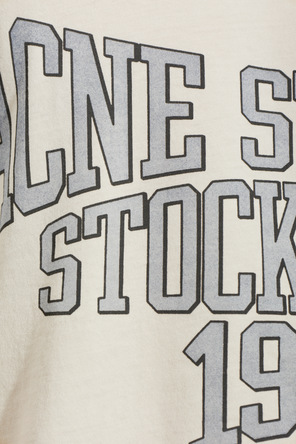 Acne Studios Bawełniany t-shirt z nadrukiem