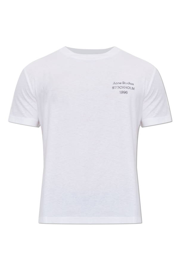 T-shirt with a 'vintage' effect od Acne Studios