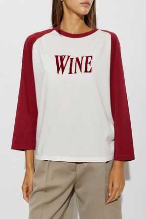 Acne Studios Bawełniany t-shirt z długimi rękawami