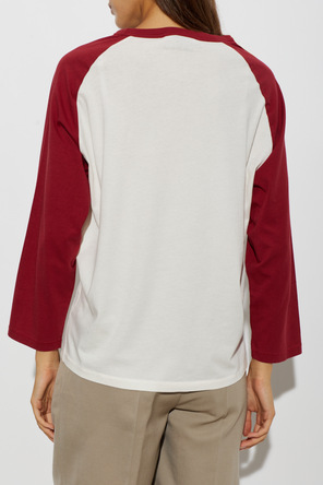Acne Studios Bawełniany t-shirt z długimi rękawami