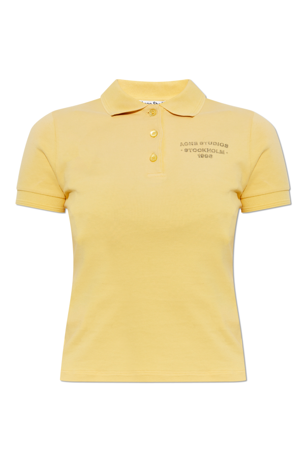 Acne Studios Polo mit aufgedrucktem Logo