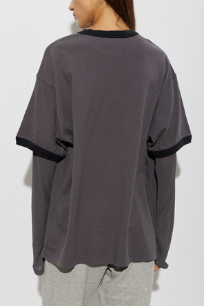 Acne Studios T-shirt de algodão de manga comprida