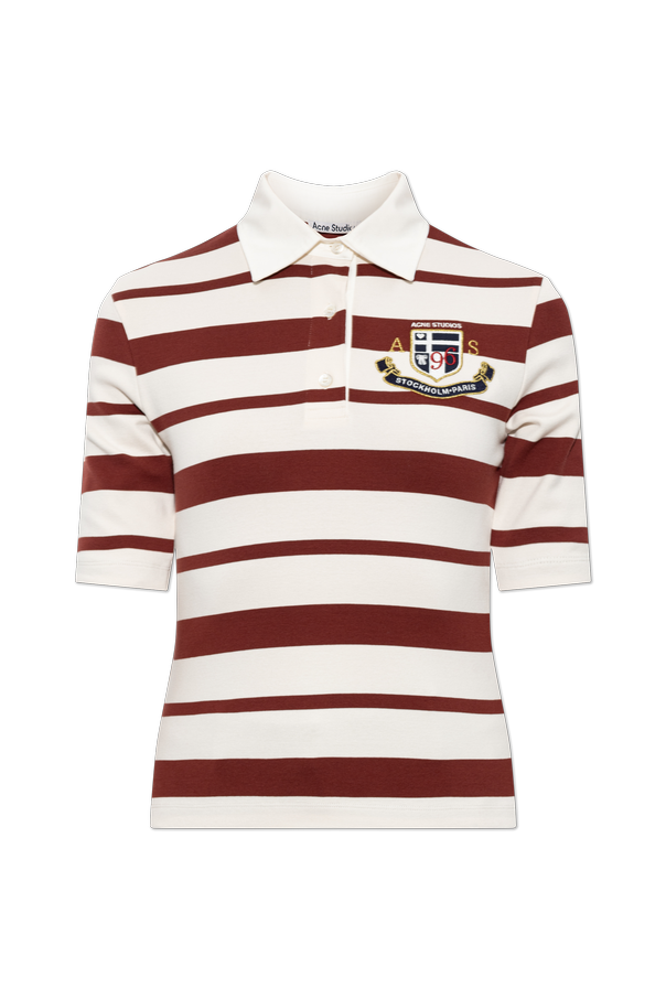 Striped polo shirt od Acne Studios