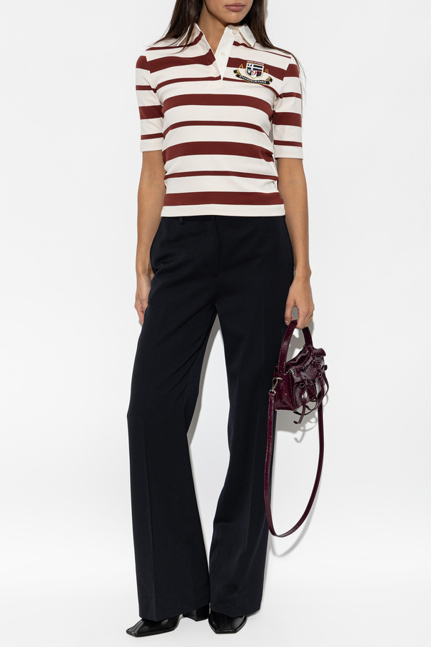Acne Studios Polo às riscas