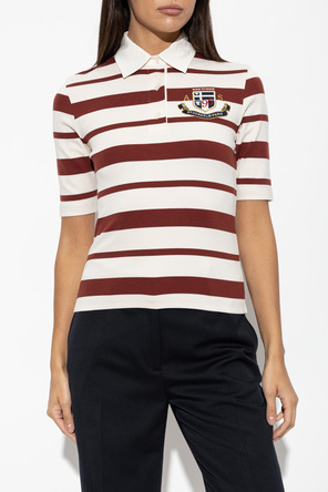 Acne Studios Polo às riscas