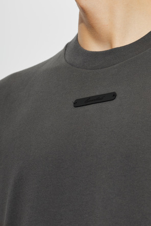 Fear Of God Essentials Camiseta de algodón con logo cosido