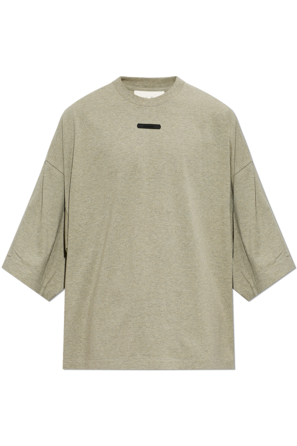 Cotton T-shirt with sewn-on logo od Fear Of God Essentials