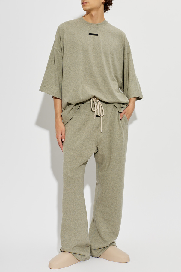 Fear Of God Essentials Cotton T-shirt with sewn-on logo