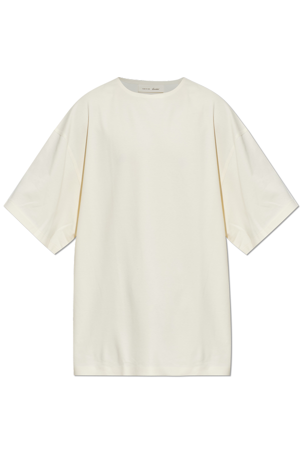 Cotton T-shirt with appliquéd logo od Fear Of God Essentials