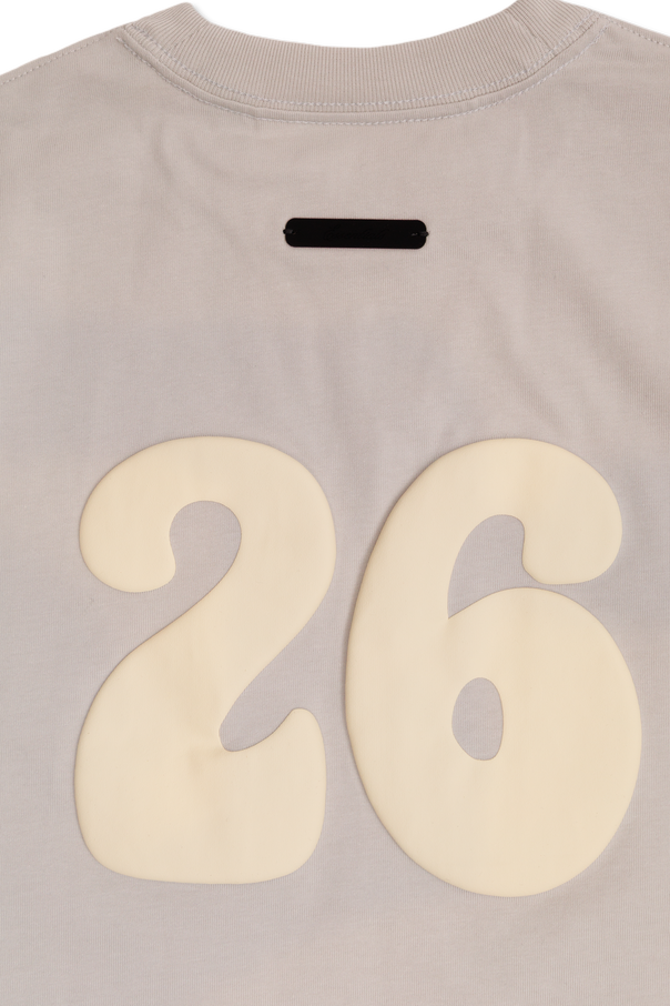 Fear Of God Essentials Kids Bawełniany t-shirt z nadrukiem
