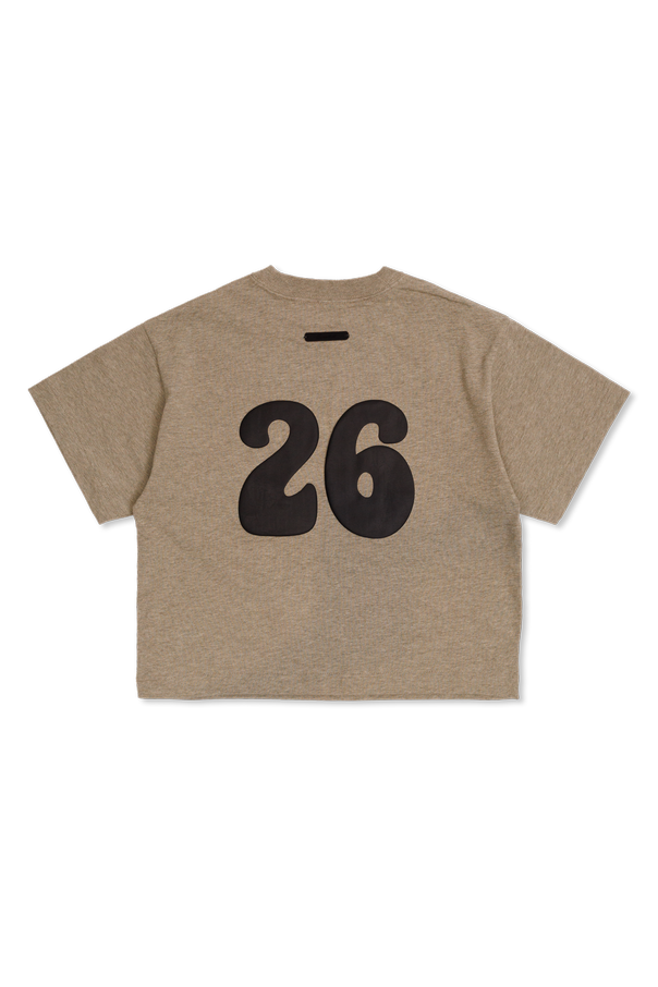 Fear Of God Essentials Kids Bawełniany t-shirt z nadrukiem
