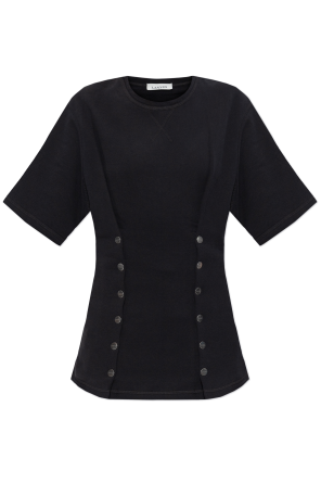 T-shirt with applications