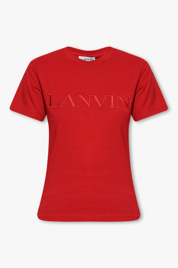 Lanvin Pinko Cotton Sweatshirt With Love Birds Print