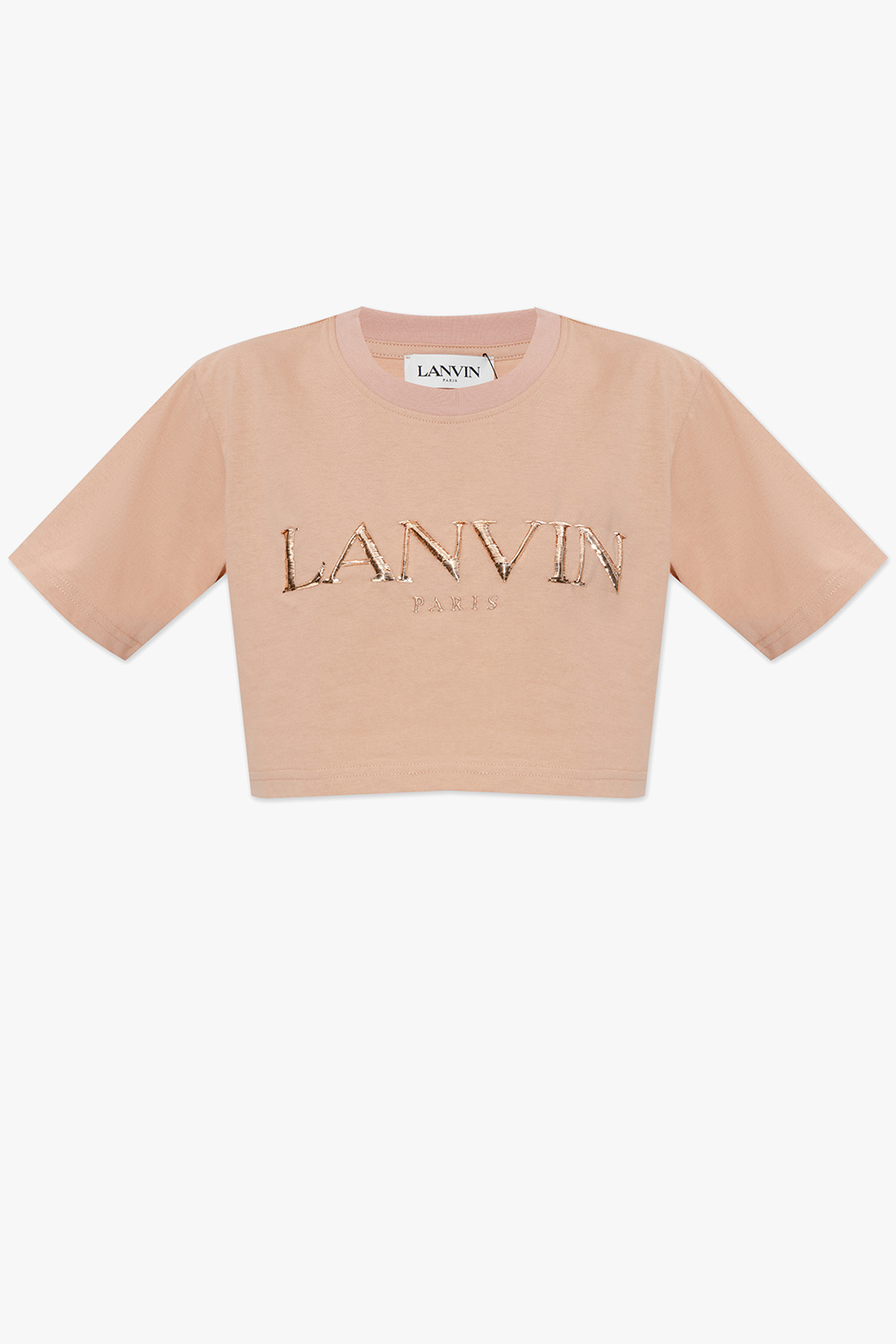 Lanvin Cropped t-shirt with logo