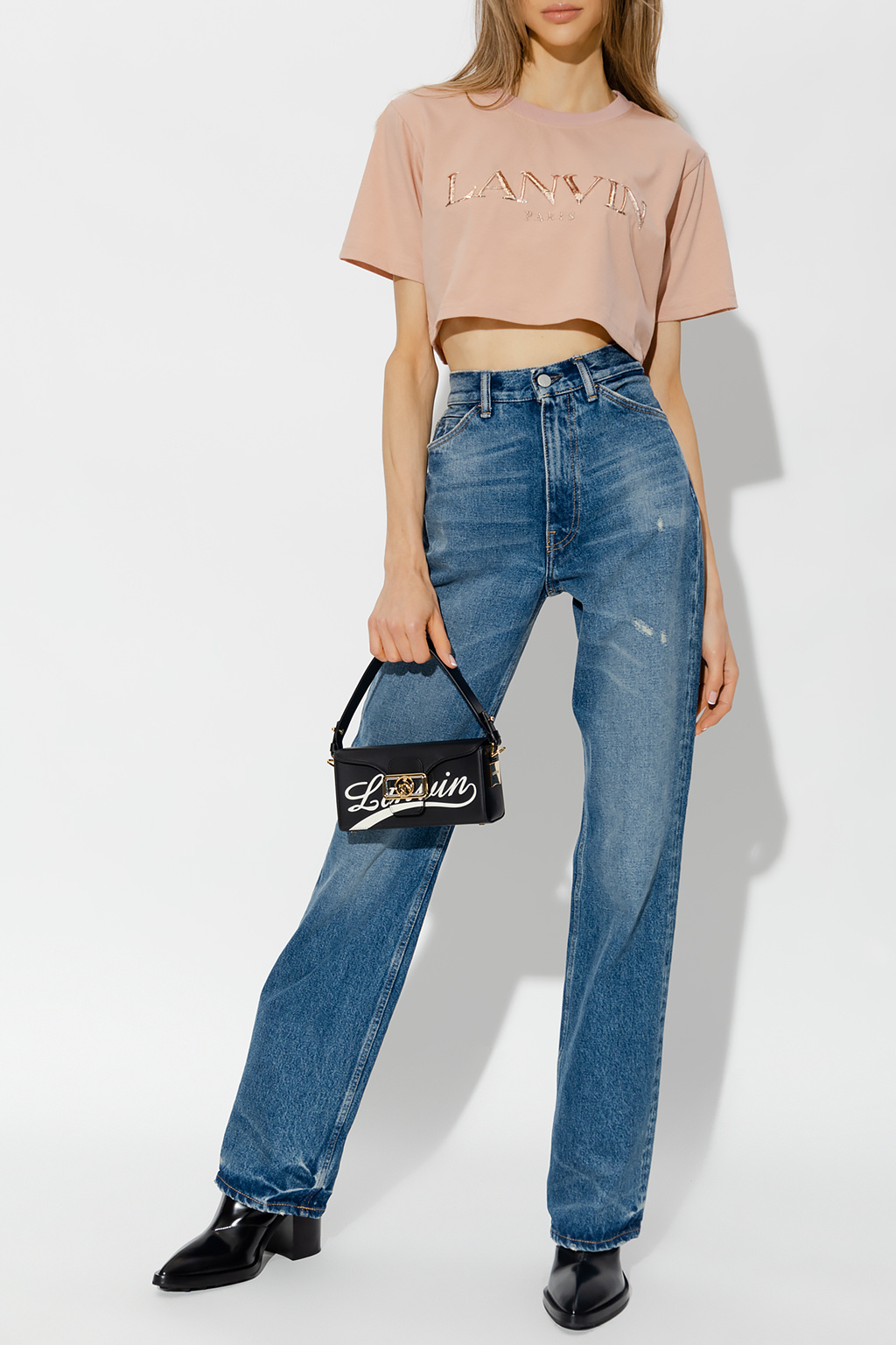 Lanvin Cropped t-shirt with logo