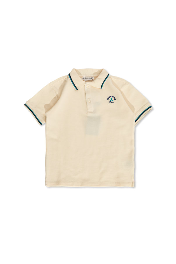 Cotton polo with embroidered logo, zdjęcie 1 Cotton polo with embroidered logo od Bonpoint