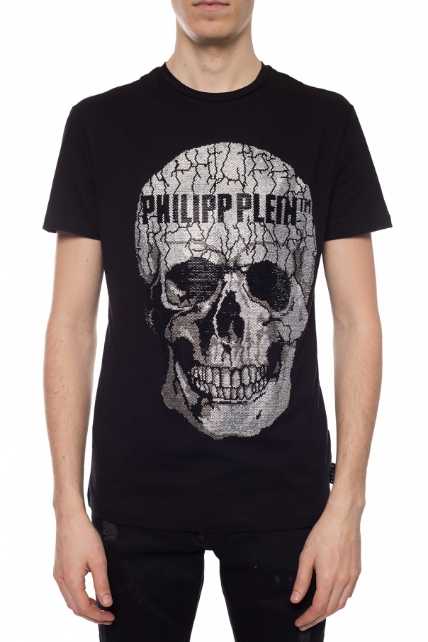 T-shirt z logo Philipp Plein - Vitkac Polska