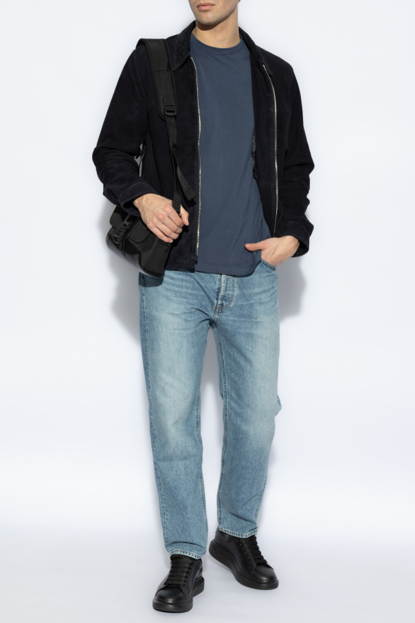 Officine Generale Camiseta de cuello redondo