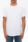 Maison Margiela T-shirt Blanc Avec Broderie Love Birds