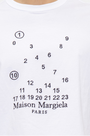 Maison Margiela T-shirt z wyszytym logo