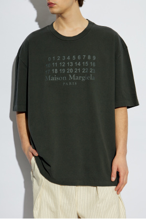 Maison Margiela Camiseta con logo impreso