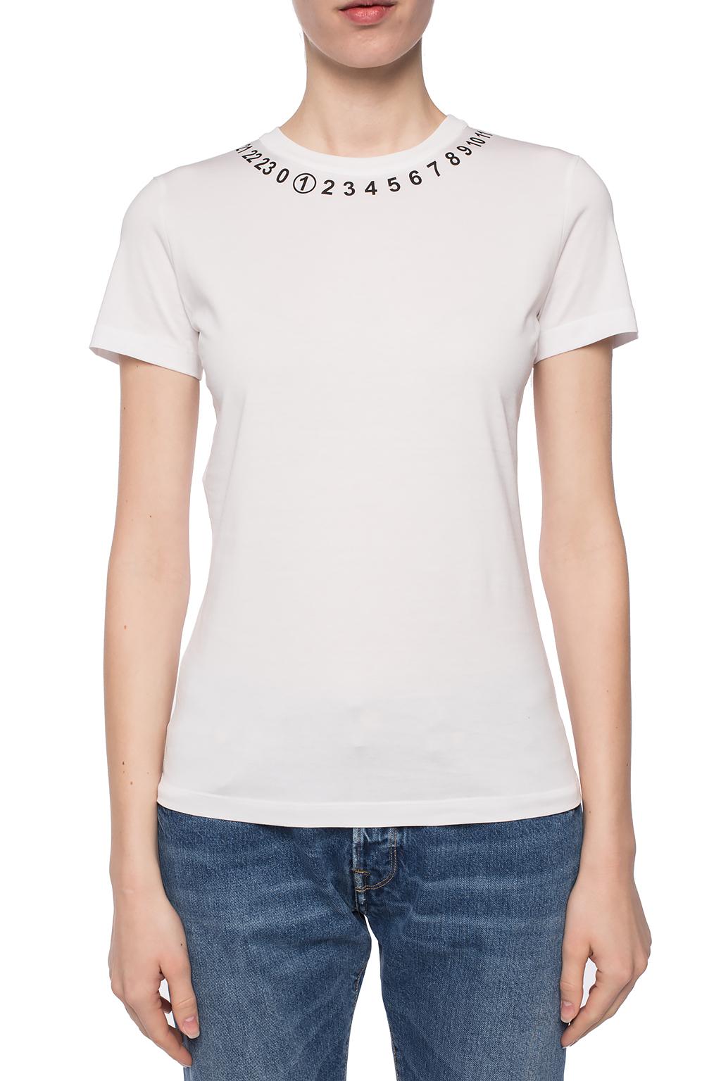 Maison Margiela Logo-embroidered T-shirt