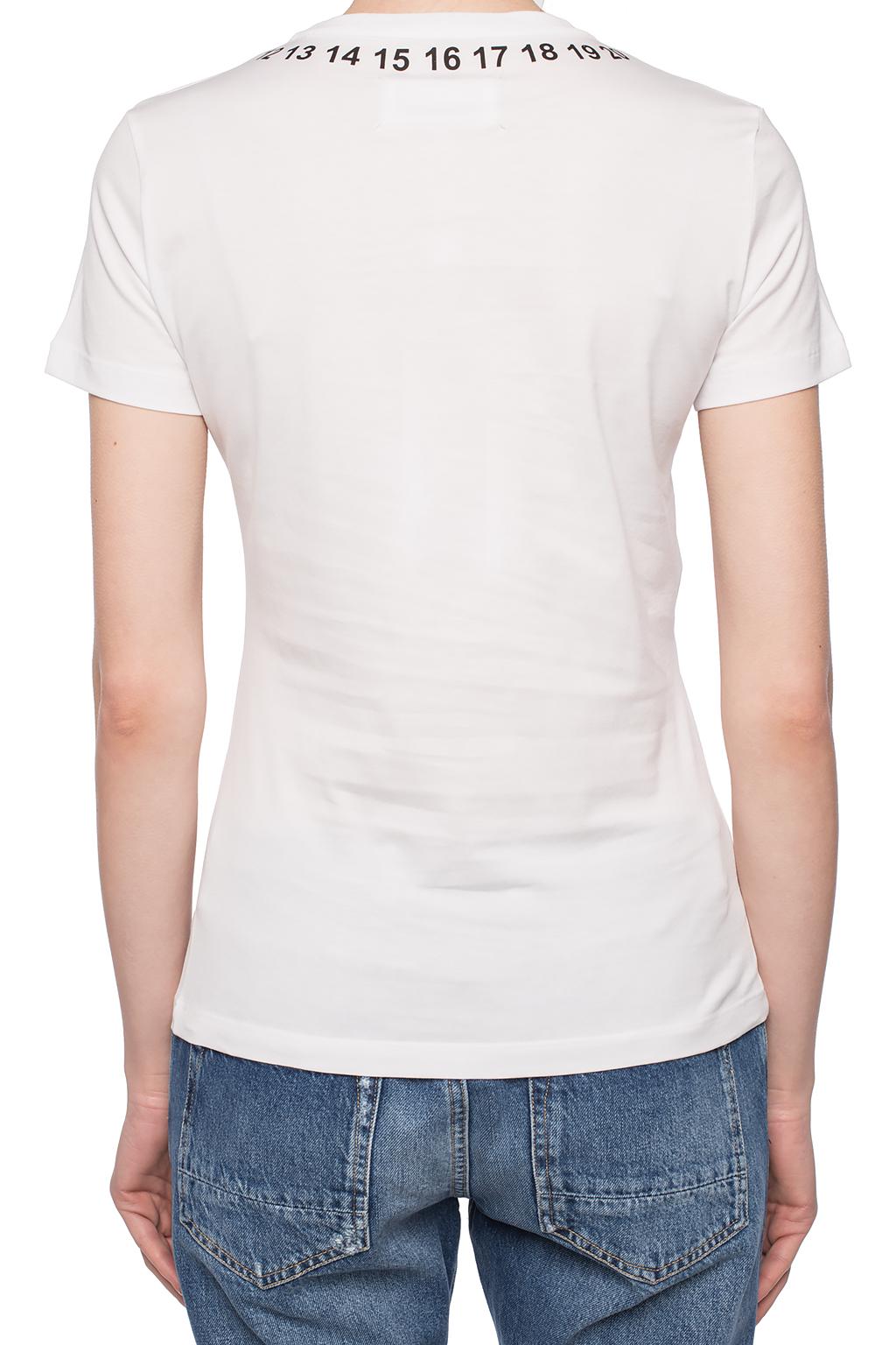 Maison Margiela Logo-embroidered T-shirt