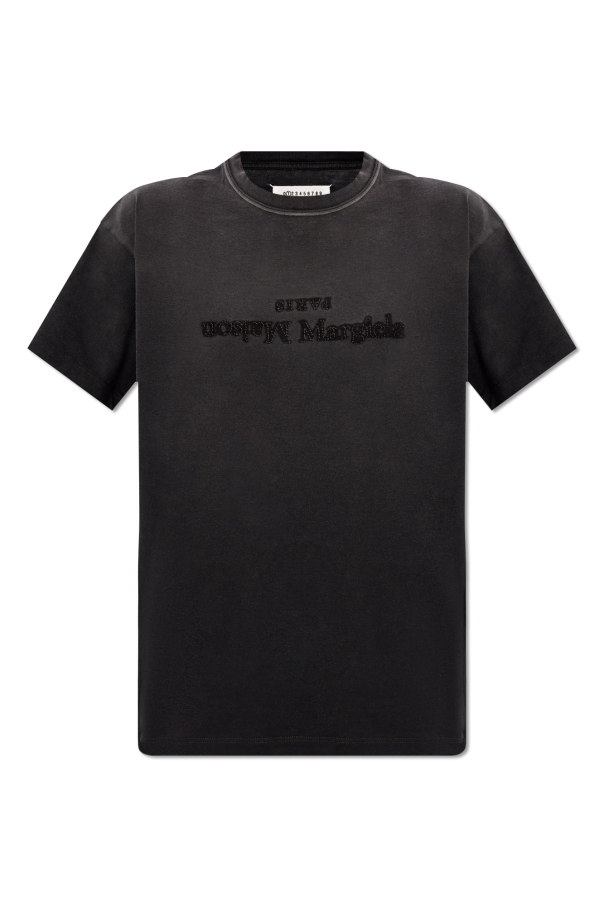 Maison Margiela Versace Kids embellished logo T-shirt