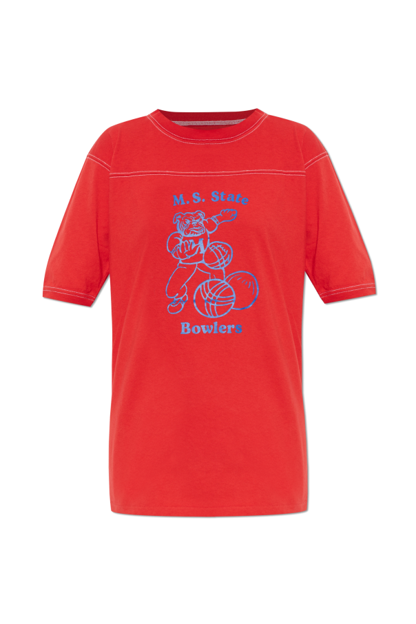 Maison Margiela T-shirt z nadrukiem