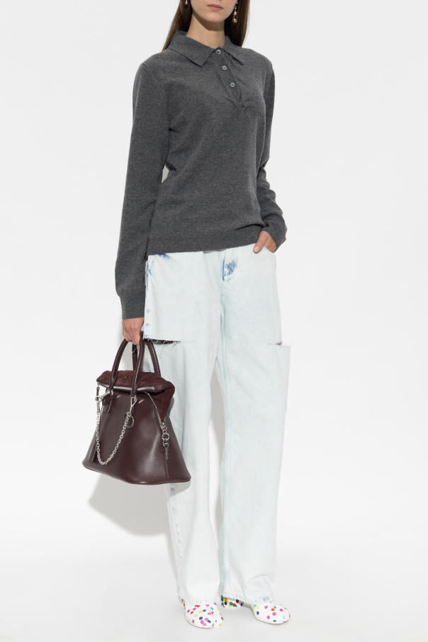 Maison Margiela Wełniane polo