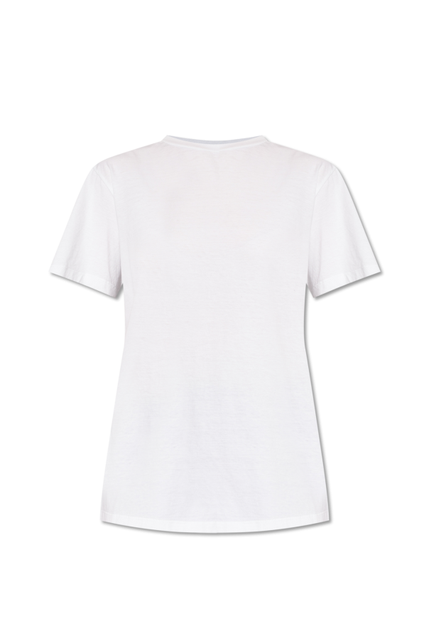 MM6 Maison Margiela T-shirt goalkeeper in contrasting fabrics