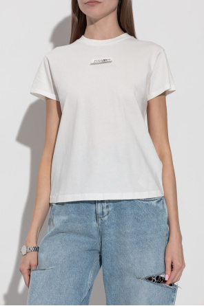 MM6 Maison Margiela T-Shirt mit Logo-Patch